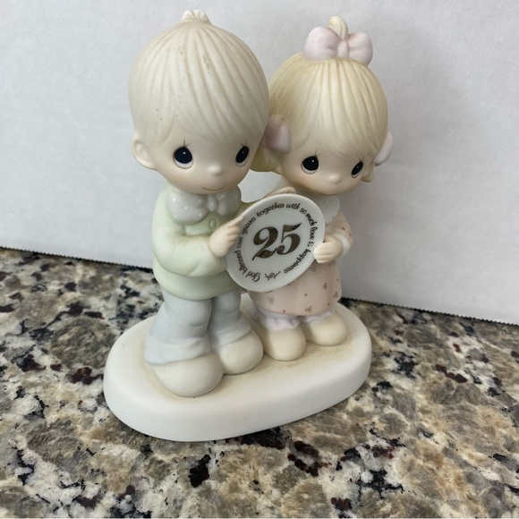 Precious Moments God Blessed Our Years Together with Love 25th 1983 - Picture 7 of 12